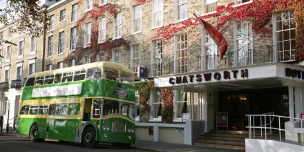 The Chatsworth Hotel Photo: H Hotel Front Exterior Green Bus